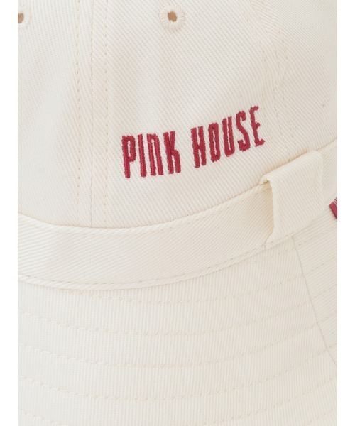PINK HOUSE（ピンクハウス） 帽子 ハット ロゴ刺繍ハット レディース