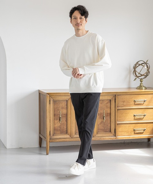 「GLOBAL WORK」 パンツ MEDIUM チャコールグレー メンズ_画像6