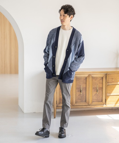 「GLOBAL WORK」 パンツ MEDIUM チャコールグレー メンズ_画像9