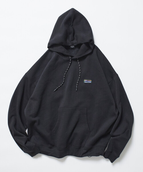 「FREAK'S STORE」 プルオーバーパーカー LARGE アッシュグレー メンズ_画像2