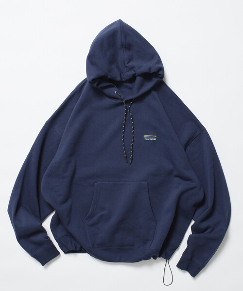 「FREAK'S STORE」 プルオーバーパーカー LARGE アッシュグレー メンズ_画像3