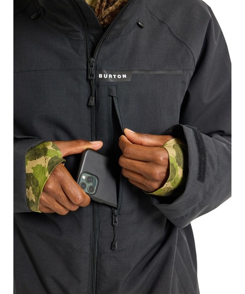 「BURTON」 ジャケット S ブラック メンズの画像