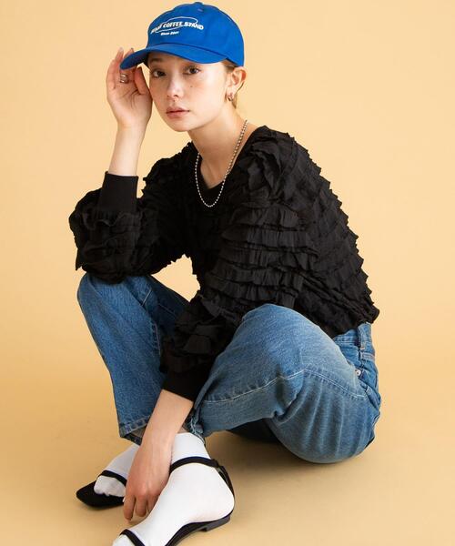 「URBAN RESEARCH Sonny Label」 長袖カットソー FREE オフホワイト レディース_画像2