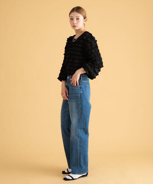 「URBAN RESEARCH Sonny Label」 長袖カットソー FREE オフホワイト レディース_画像7