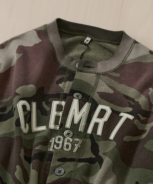 カーディガン 「KHOKI/コッキ」Camo Sweat Cardigan メンズの画像