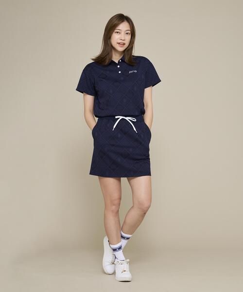 スカート 「PING APPAREL」Ｍｒ．ＰＩＮＧストレッチジャカードスカートの画像