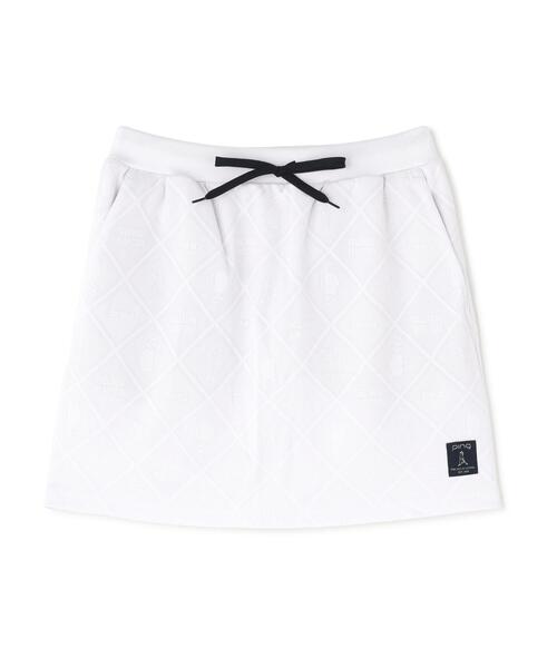 スカート 「PING APPAREL」Ｍｒ．ＰＩＮＧストレッチジャカードスカートの画像