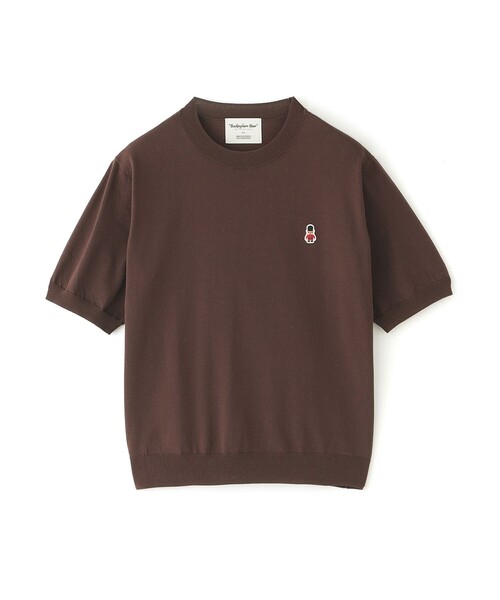 tシャツ 「WEB＆一部店舗限定」バッキンガムベア ワッペンクルーネックニット レディースの画像