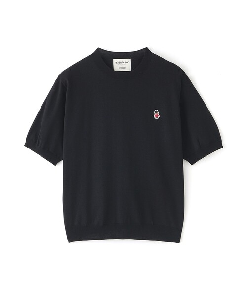 tシャツ 「WEB＆一部店舗限定」バッキンガムベア ワッペンクルーネックニット レディースの画像