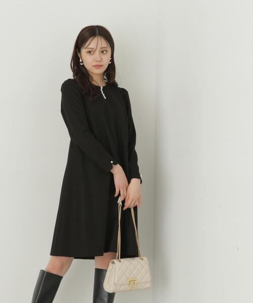 「PROPORTION BODY DRESSING」 長袖ワンピース SMALL グレー レディース_画像4