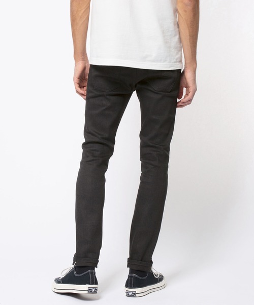 「Nudie Jeans」 スキニーデニムパンツ 30inch 黒いこと メンズ