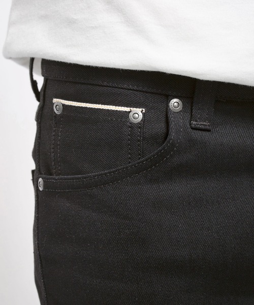 「Nudie Jeans」 スキニーデニムパンツ 30inch 黒いこと メンズ