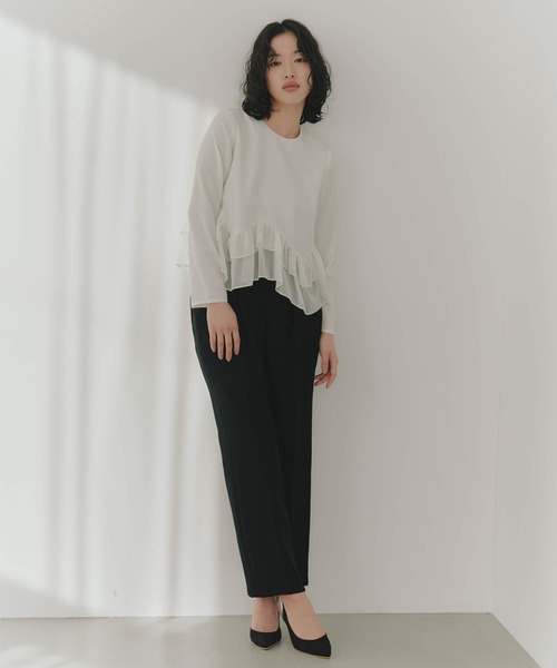 「kaene」 長袖ブラウス 38 オフホワイト レディース_画像2
