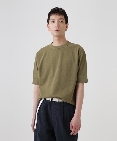 「MHL.」 半袖Tシャツ LARGE ベージュ メンズ_画像2