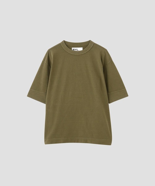 「MHL.」 半袖Tシャツ LARGE ベージュ メンズ_画像8