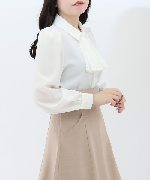 「ASTORIA ODIER」 長袖シャツ SMALL ブラウン レディース_画像7