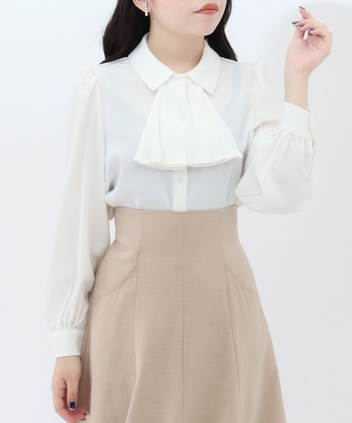 「ASTORIA ODIER」 長袖シャツ SMALL ブラウン レディース_画像9