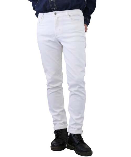 「London Denim」 スキニーデニムパンツ SMALL ブラック メンズ_画像3