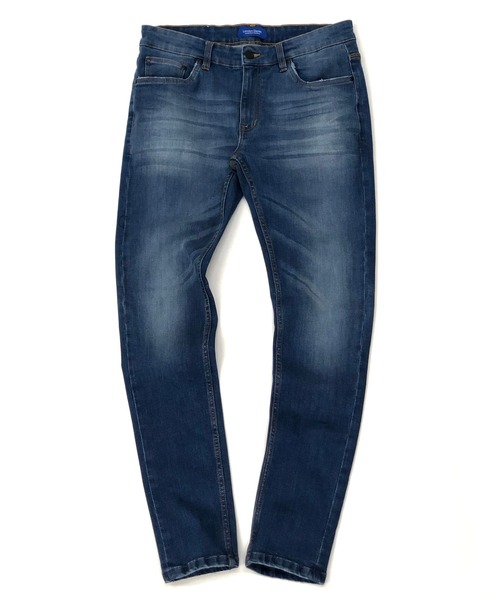 「London Denim」 スキニーデニムパンツ SMALL ブラック メンズ_画像7