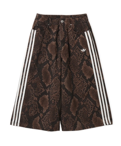 adidas（アディダス） ワイドパンツ ハーフパンツ ジーンズ デニム