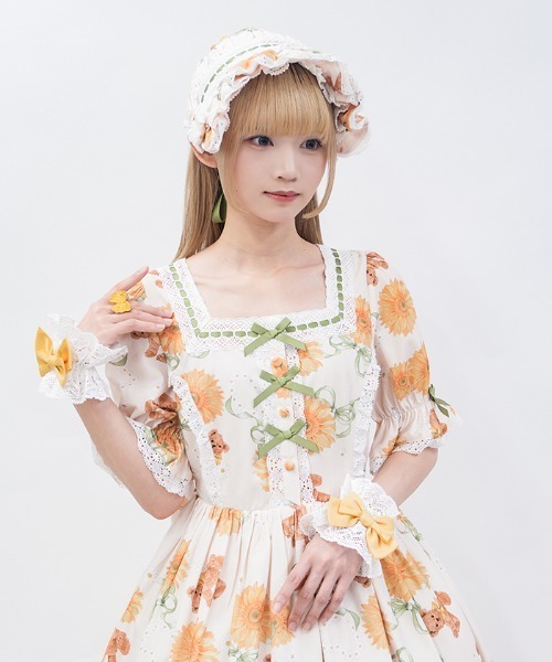 Chalmiere（シャルミエール） ワンピース 半袖 サニーサイドワンピース