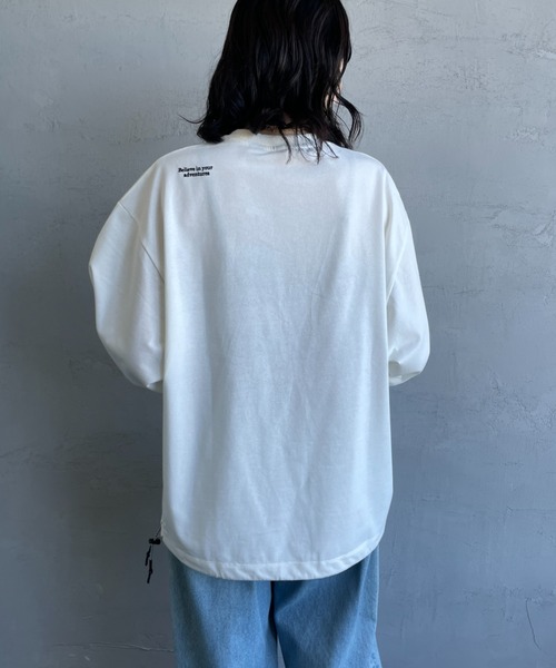 NANGA（ナンガ） tシャツ 別注 ドローコード付き ポケットロング