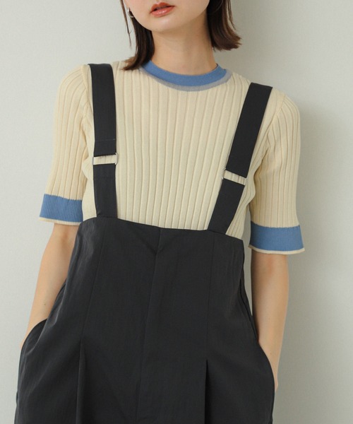 「SENSE OF PLACE by URBAN RESEARCH」 7分袖ニット ONE ブラウン レディース_画像4
