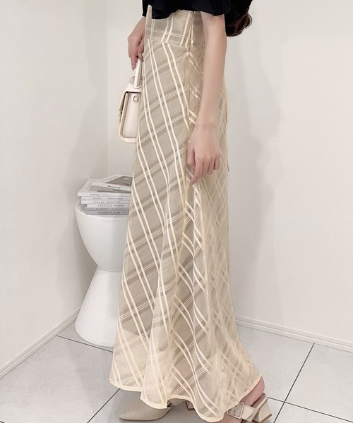 「mily bilet」 ノースリーブワンピース LARGE アイボリー レディース_画像7