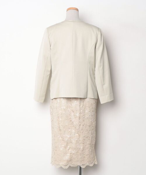 「DRESS LAB」 セットアップ L ベージュ レディース_画像2