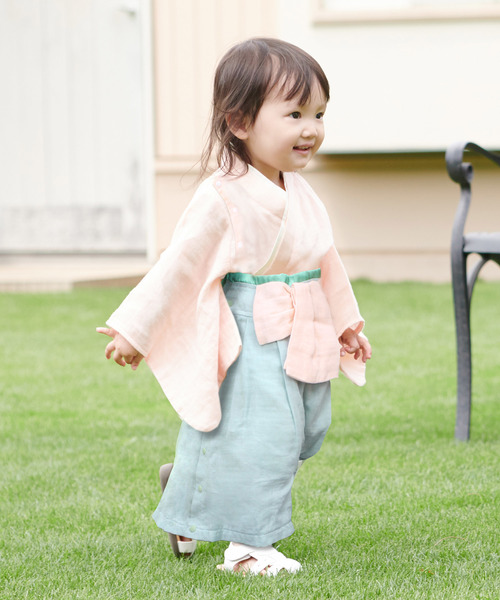 SweetMommy（スウィートマミー） 甚平 浴衣 ガーゼ ベビー袴 夏袴
