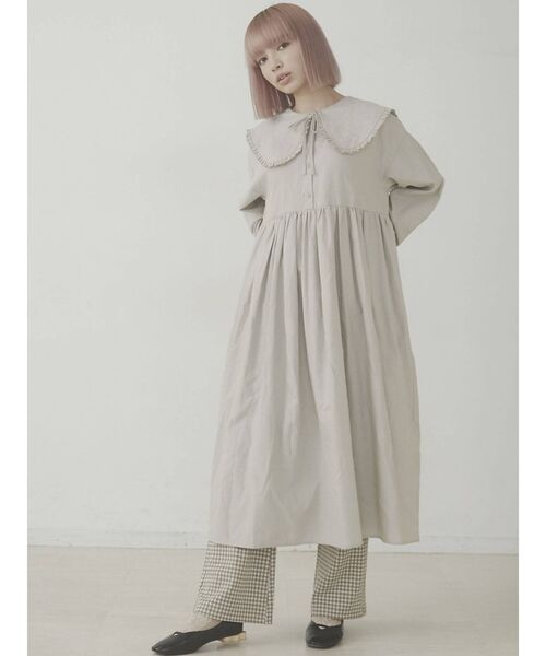 ブランド ワンピース 通販 Paypayモール キルトフリルカラーワンピース Zozotown Paypayモール店 は