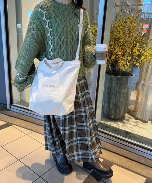 【特価！関税送料込】HUGO 男女兼用 2way ロゴ刺繍 ハンドバッグ niko and… トートバッグ オリジナルニコロゴ刺繍2WAYトート