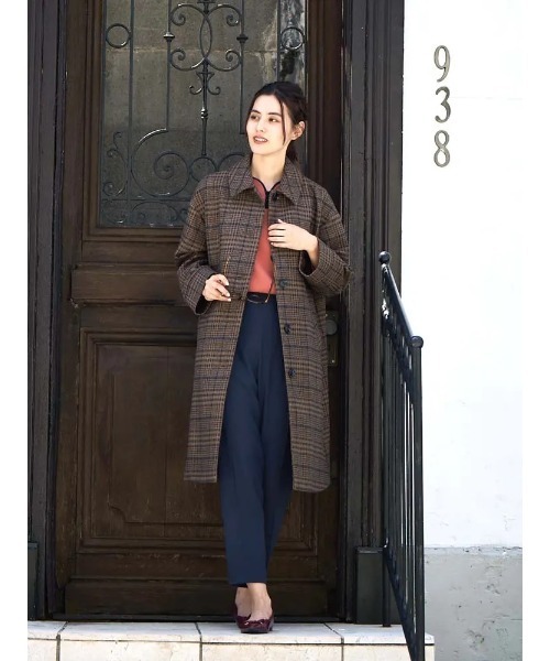 Perfect Suit FActory ステンカラーコート コート ステンカラー
