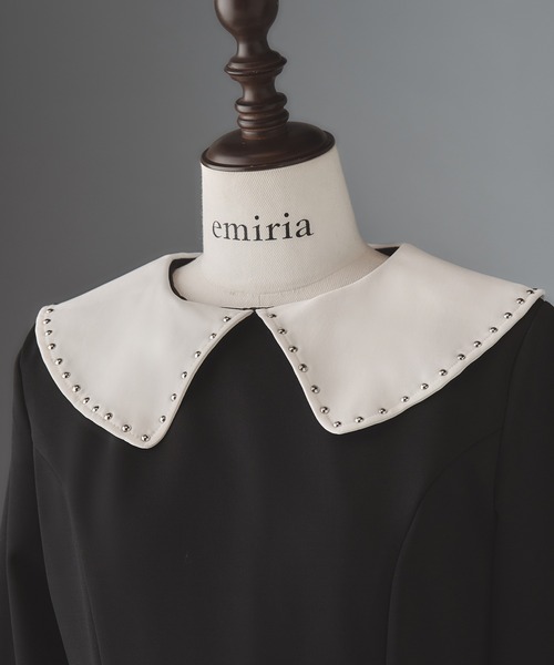 emiriawiz（エミリアウィズ） ワンピース スタッズカラーフレア