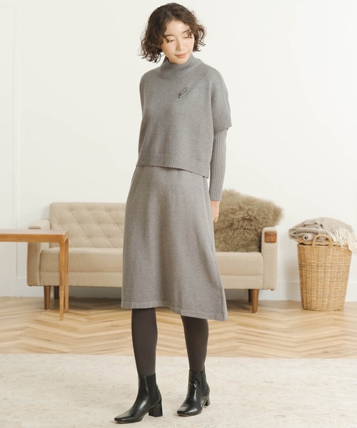 ディオール　ニット　ワンホン ディオール サイズ:S 193M638AT393 オブリーク総柄クルーネックニット