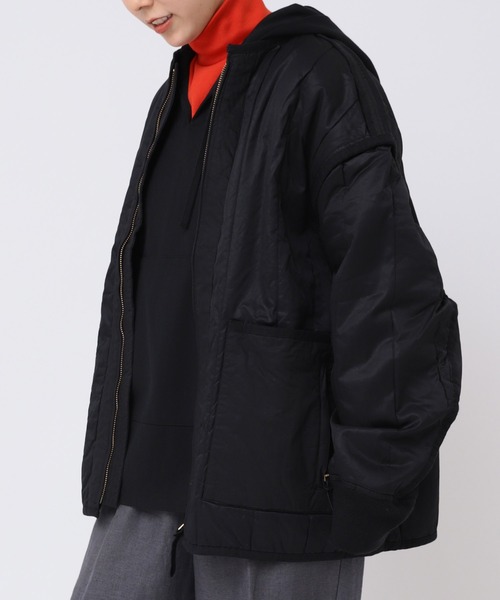 RNA-N ジャケット ノーカラージャケット J2067 キルティングジャケット  