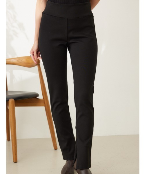 crie conforto パンツ 裾スリットレギパン レディース : ZOZOTOWN