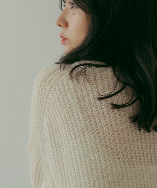 ニット セーター モヘアミックスニット レディース : ZOZOTOWN