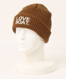 【最安値】LOVE EAR ART ニット帽　ニットキャップ　バーガンディ Varek x CA4LA WAPPEN KNITCAP(ONESIZE WINE RED): ニット