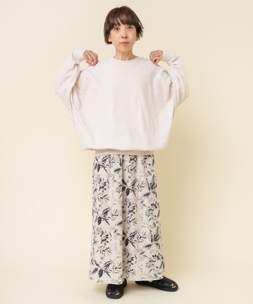 RNA-N スカート G1066 植物柄プリントロングスカート : ZOZOTOWN