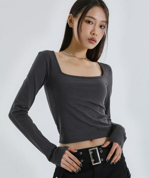 BLACKUP（ブラックアップ） tシャツ 「MADE」 レビリースクエアネック
