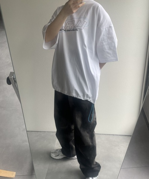 tシャツ BRODIAEA かすれプリント半袖Tシャツ レディース tシャツ BRODIAEA かすれプリントTシャツ レディース : ZOZOTOWN
