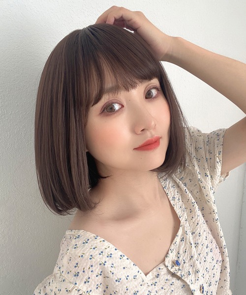 ウィッグ エクステ 「 カジュアルボブ 2タイプバング 」 ボブ