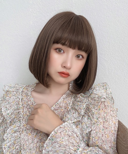 ウィッグ エクステ 「 カジュアルボブ 2タイプバング 」 ボブ
