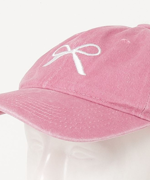 KOM キャップ 帽子 「.KOM/ドットケーオーエム」リボンキャップ
