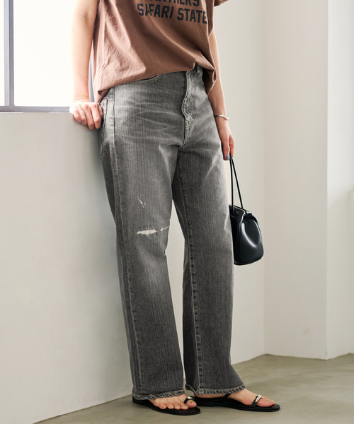 FRAMeWORK＊ DENIM ストレートフレアパンツ美品38 FRAMeWORK ジーンズ デニム デニムパンツ 「ベストセラー