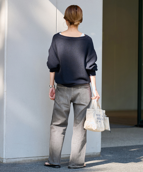 FRAMeWORK ストレートデニムパンツ グレー 40 FRAMeWORK ジーンズ デニム デニムパンツ 「ベストセラー