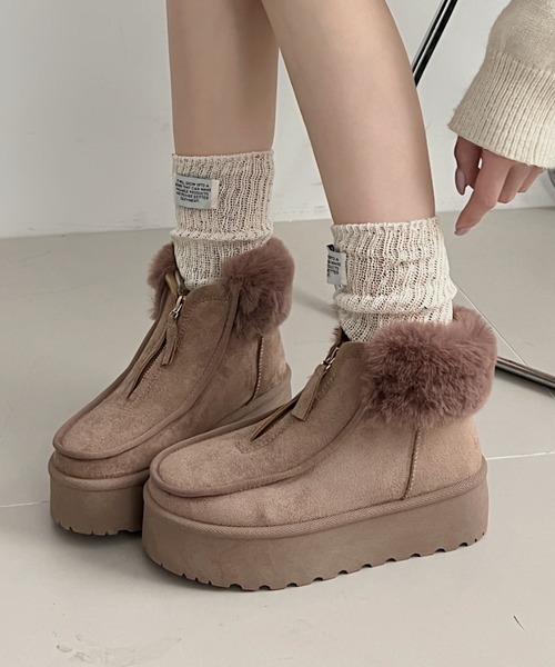 Shoes in Closet（シュークロ） ブーツ 軽量厚底 プラットフォーム