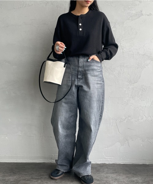 tシャツ 「別注」Healthknit / ワッフル ボーダー Tシャツ レディース BEAMS BOY tシャツ 「別注」Healthknit / ワッフル ボーダー T