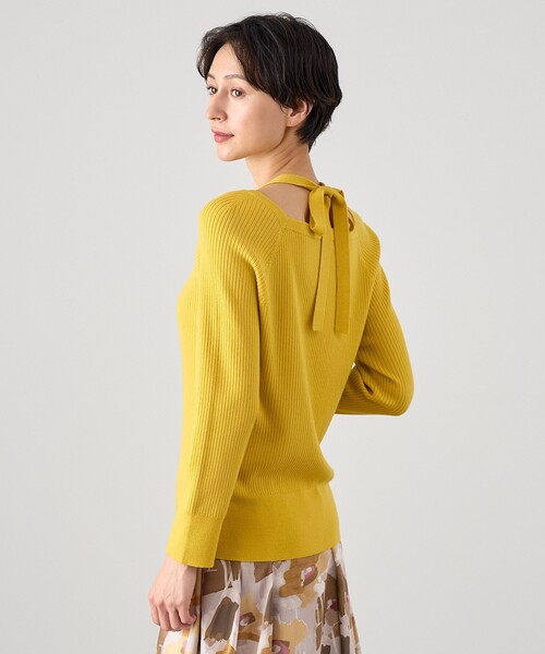 ANAYI（アナイ） ニット セーター ホルターリボン プルオーバー